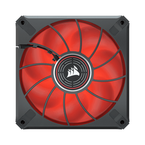 Corsair ML120 LED Elite 120mm Red LED Cabinet Fan (Single Pack)